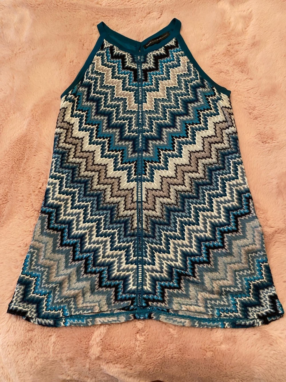 White House Black Market Teal Knit Top